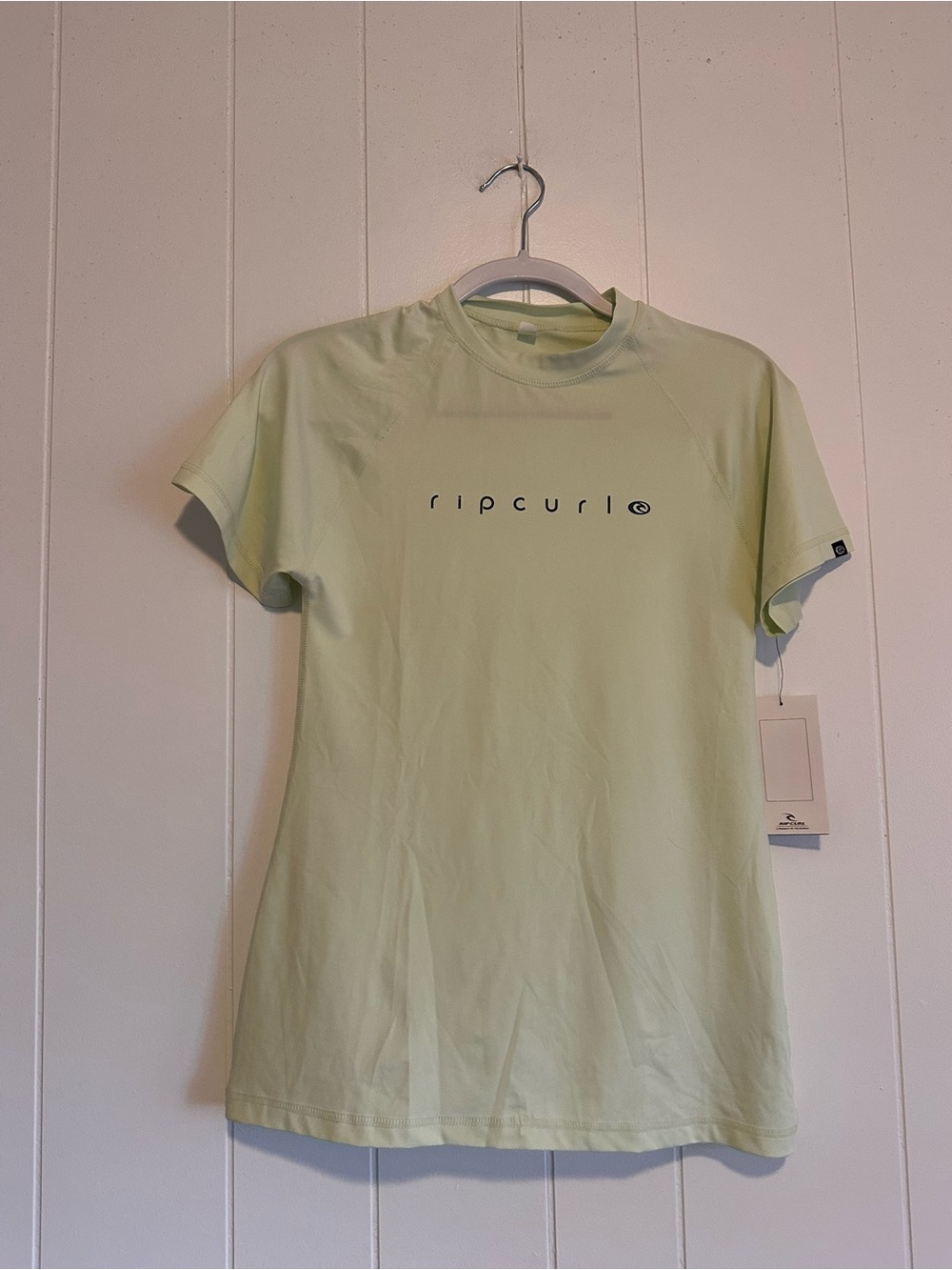 Ripcurl Women’s Short Rashguard Sleeve Tee - Pale Green